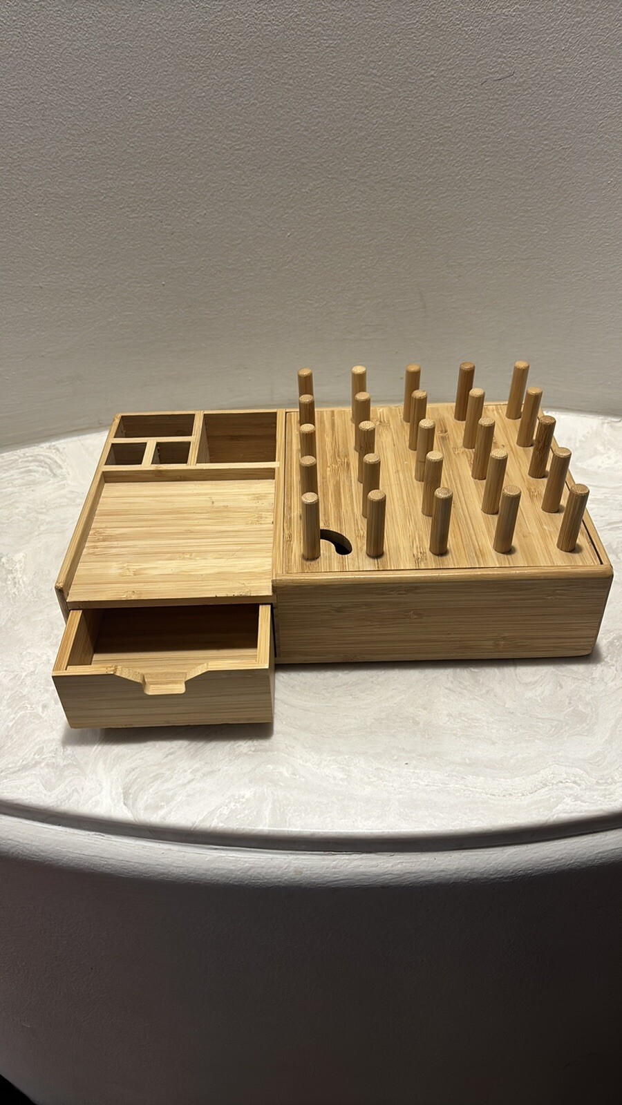 Bamboo Wooden Charging Station for Multiple Devices-image