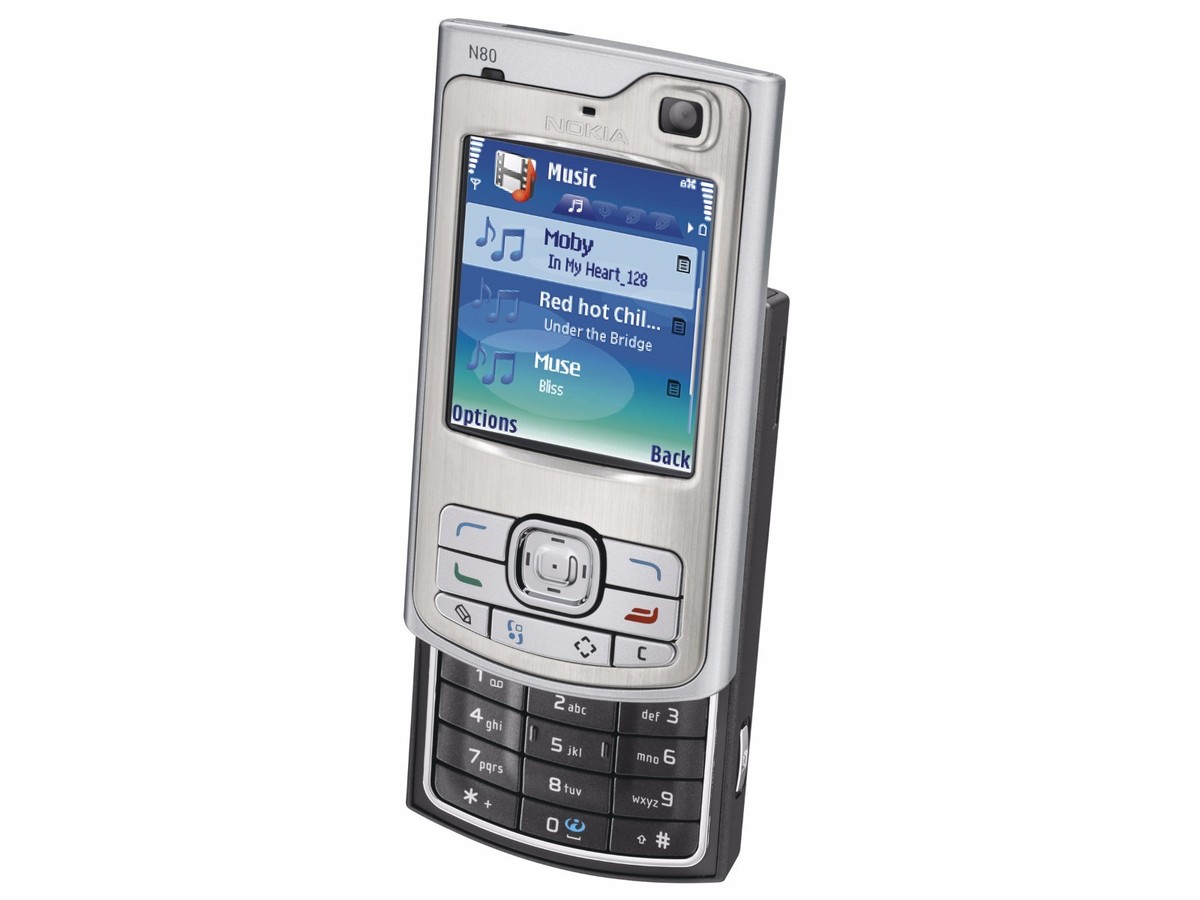 NOKIA 音楽プレーヤー搭載携帯電話『N80』純正バッテリー付 フィンランド製 Nokia N80 Original Bluetooth Phone GSM 3G Unlocked WIFI FM