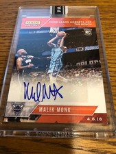 2017-18 Panini Instant #131 Malik Monk Hornets RC Orange Autograph SP # 4/5