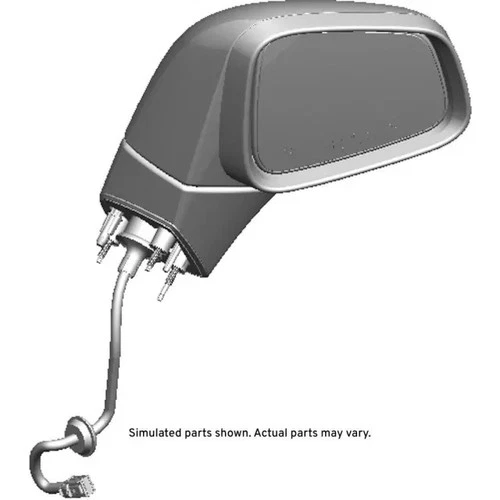 Genuine GM Primed Passenger Side Door Mirror 42654477