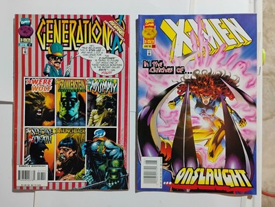 Marvel Onslaught Phase 1 Comic Lot (7) X-Men Cable FF Uncanny Gen X
