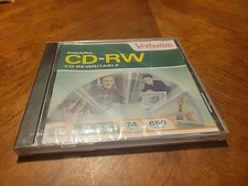 Verbatim CD RW Rewritable 2x - 4x  74minutes 650MB Brand New Single Case