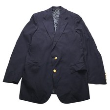 Vintage Polo University Club Ralph Lauren Wool Blazer Coat Mens Medium 42R Navy