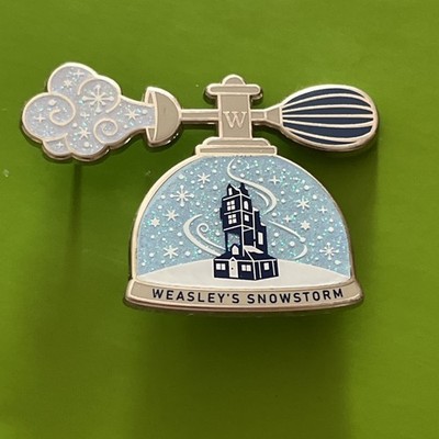 Harry Potter Mad Unicorn Weasley Zauberer Bau Schneesturm Glitzer Pin