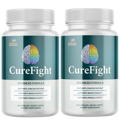 CureFight- Brain Support- 2 Bottles- 120 Capsules