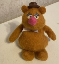 Vintage Fozzie Bear Jim Henson Muppet Doll Beanbag Plush Figure Fisher Price