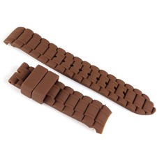 Versus by Versace VRS-SH7070013 Brown Women's Rubber Watch Band New