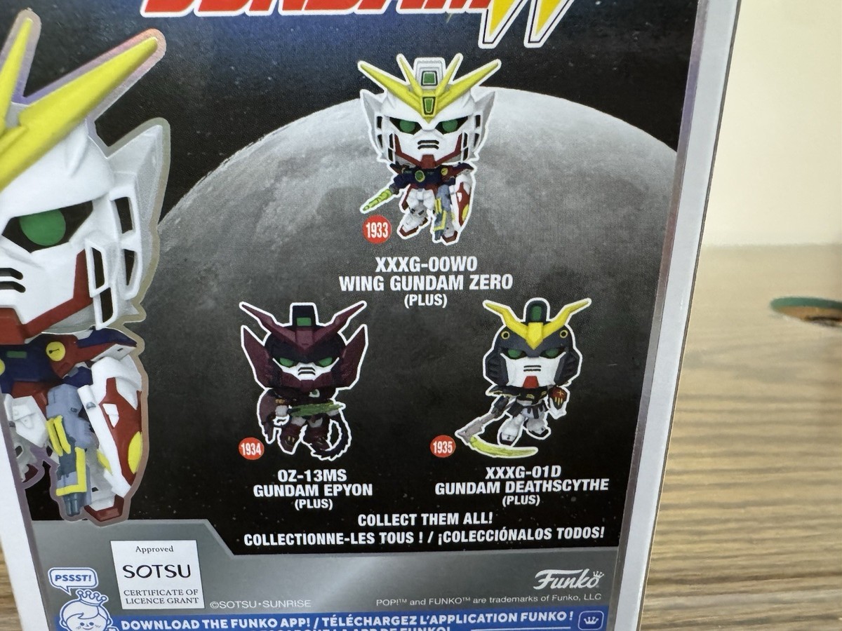 Funko Pop! XXXG-00W0 Zero 1933 Plus Mobile Suit Gundam Wing