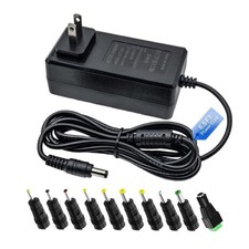 12V 5A Power Supply Adapter, DC 12V Power Cord 6.6FT, AC 100-240V to DC 12 Vo...
