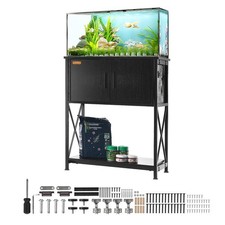 Aquarium Stand, 20 Gallon Fish Tank Stand, 25.6 x 16.5 x 31.9 in Steel and
