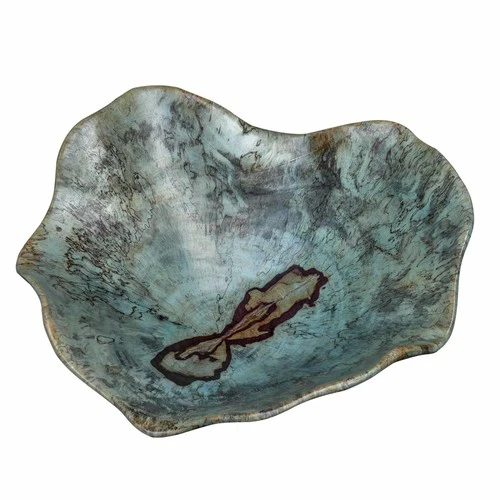Uttermost 04178 Teo Wood Bowl Wall Art - Set of 3 - Soft Caribbean Blue - Picture 1 of 6