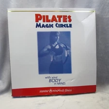 AaeroPilates Magic Circle Pilates Ring with Workout DVD for Mat & Body Sculpting