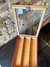 Verkaufsvitrine Vitrine  Display MIT SCHLÜSSEL Uhren Schmuck Edelsteine VINTAGE