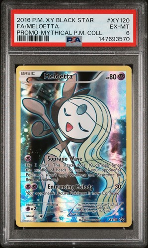 Meloetta graded PSA 6 for sale on eBay