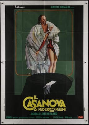 FELLINIS CASANOVA 1976 Original Italian 55x78 Poster Fellini Donald Sutherland