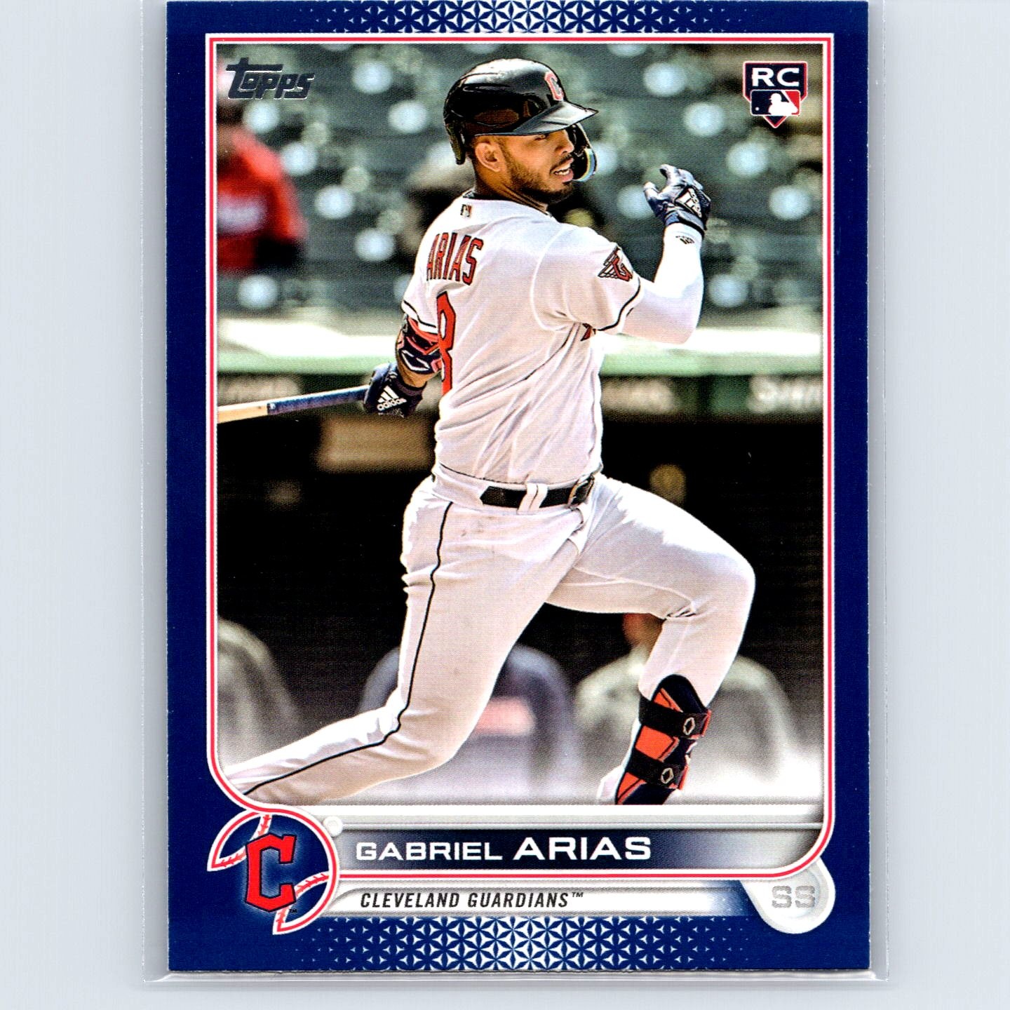 2022 Topps Update Gabriel Arias #US248 Royal Blue Cleveland Guardians
