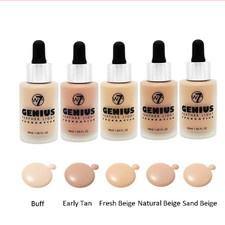 W7 Genius Feather Light Foundation 30ML  ALL SHADES