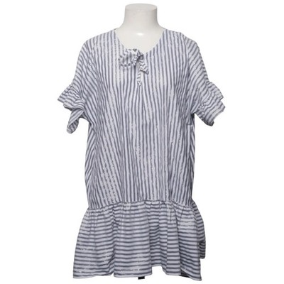 Just Paul, Kleid, Größe: S, Weiß/Blau, Streifen, Damen #Hev