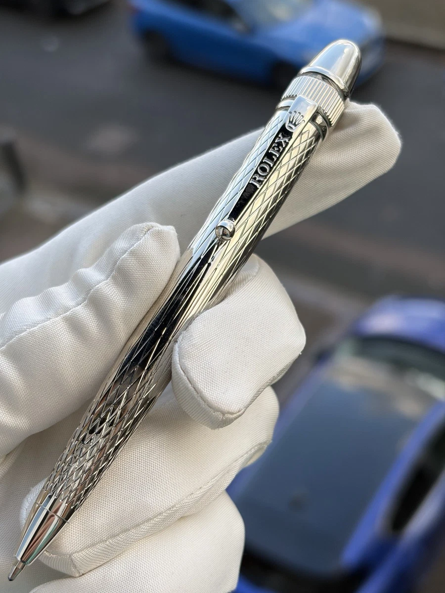 Rolex Silver Oyster Perpetual Ballpoint Pen VIP Advertising Gift Boxed