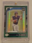 2024 Panini Donruss Optic JJ Mccarthy Green Hyper Prizm Rated Rookie