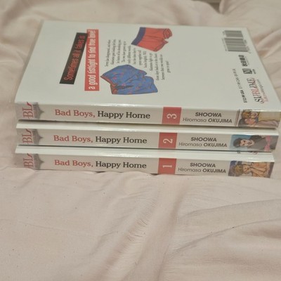 Bad Boys, Happy Home Manga by Shoowa Hiromasa Okujima Volumes 1-3 Like New