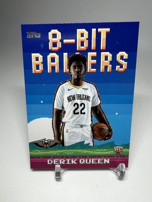 Derik Queen 8-Bit Ballers Rookie 2025/26 Topps Basketball Card #8B-39 Pelicans