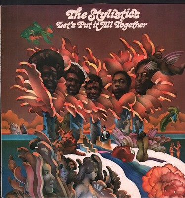 Stylistics Let's Put It All Together LP vinyl UK Avco 1974 has name written on