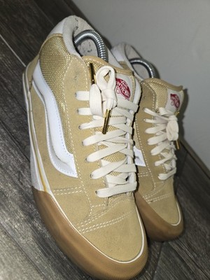 VANS Knu Skool Mid Suede Khaki Men's 7.5/Women's 9 Chunky Shoes.  F-15
