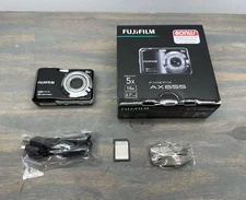 Fujifilm FinePix AX655 Digital Camera 16MP 5X Zoom HD Movie Compact Black