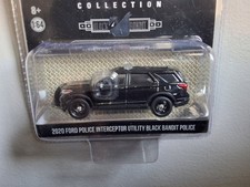 Greenlight FORD Police 2020 Interceptor Utility Special Edition Black Bandit