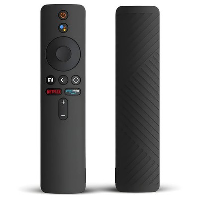 Schwarze Silikon Schutzhülle für Xiaomi Mi TV Stick 4K Fernbedienung XMRM-006/00