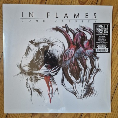 In Flames - Come Clarity CRYSTAL CLEAR RED BLACK SPLATTER vinyl lp /500 SEALED