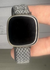Fitbit Versa 2 Smartwatch with Gray Woven Band
