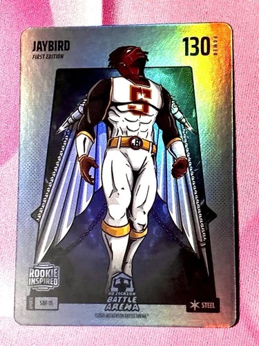 Bo Jackson Battle Arena ‘Jaybird’ Jayden Daniels Silver Steel Battlefoil #SBF-11