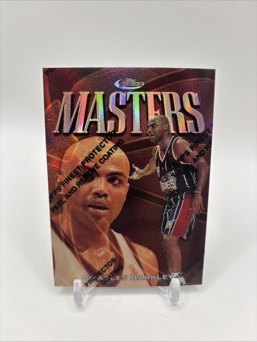 Charles Barkley 1997 Topps Finest Masters Bronze Refractor Rockets Suns HOF