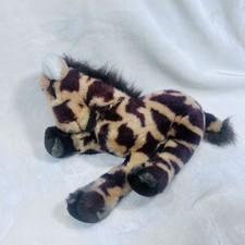 Vintage Dakin 1989 Giraffe Plush Stuffed Animal 14" Long Laying Down