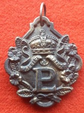 Vintage Primrose League double sided Medal/Medallion. White Metal.