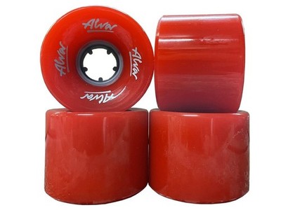 Alva Cruiser 60mm 78a Skateboard Wheels - Cherry Red (Set of 4)