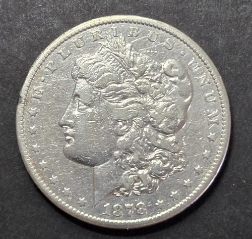 1878-CC Morgan Dollar, VF Cleaned