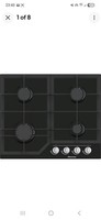 Hisense 60cm 4 Burner Gas on Glass Hob - Black GG643B