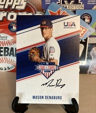 2018 Panini Mason Denaburg /499 USA Baseball Signatures Washington Nationals MLB