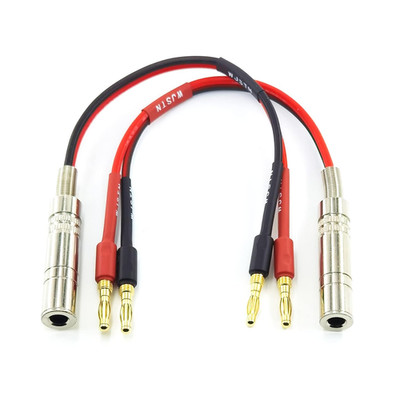 1/4 TS to Banana Plug Speaker Cable 6.35 Mm 1/4'' Female to Banana Plug Speaker M