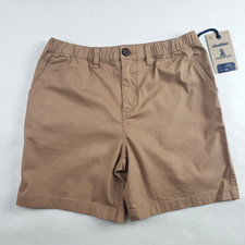 Chubbies The Staples Stretch Shorts Boys Large 14/16 Brown 5.5" Casual Chino NEW