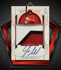 Yohandy Morales *6/25* Auto 2024 Panini National Treasures #PMS-YM Nationals MLB