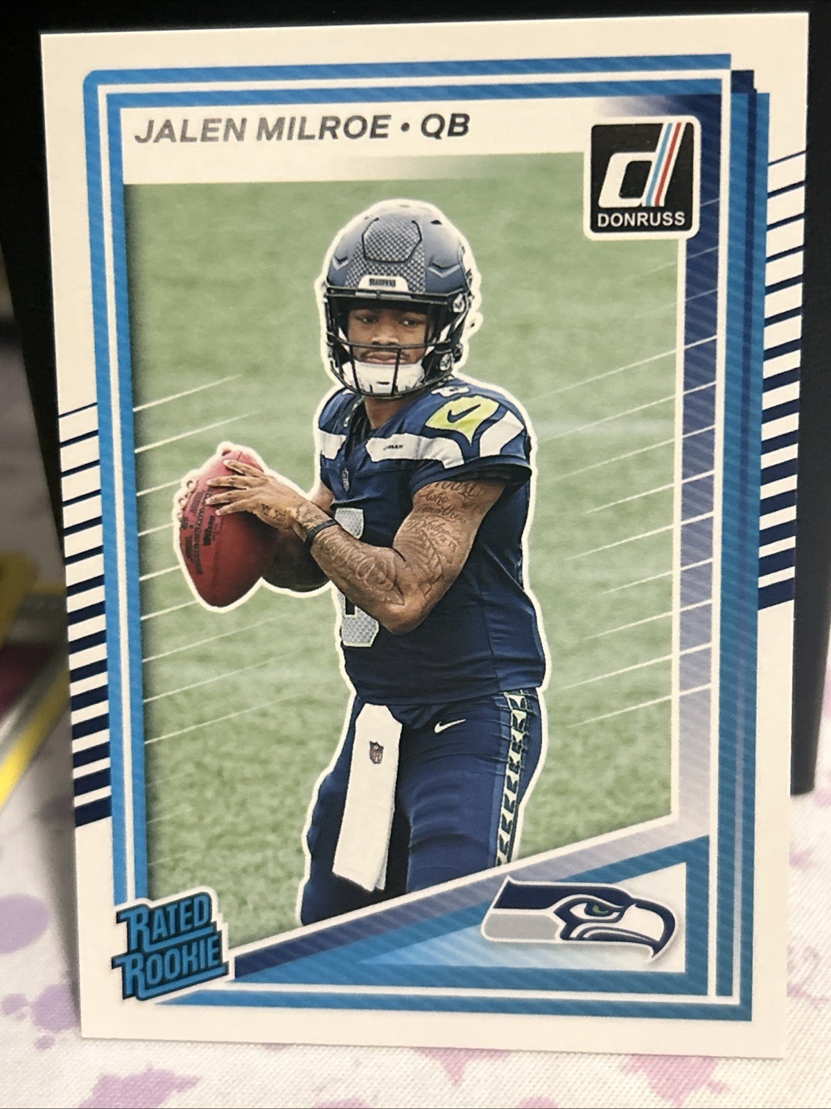 2025 Donruss #307 Jalen Milroe Seattle Seahawks Rookie