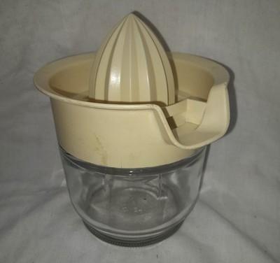 Vintage Gemco Zitruspresse - Kunststoff Schraubverschluss / Glas