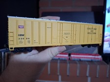HO Green Bay and Western GBW Insulated Boxcar...