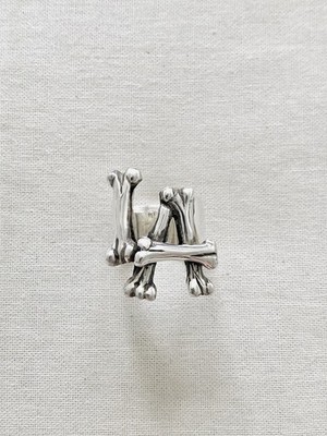 The Great Frog L.A BONES RING (size Q)