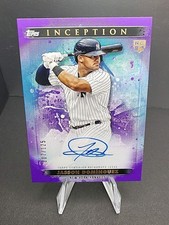 2024 Topps Inception Jasson Dominguez Auto 7/125 Purple Rookie Yankees #BRES-JDO