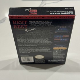 Lo mejor de lo mejor: Championship Karate (NES, 1992) aut&eacute;ntico en muy buena condici&oacute;n caja completa en caja original